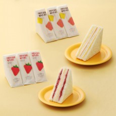 대만식 달콤 샌드 2종(딸기+햄치즈/155g)