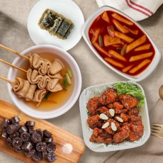 캠핑분식세트(떡볶이+순대+꼬지어묵탕+닭강정+김말이)